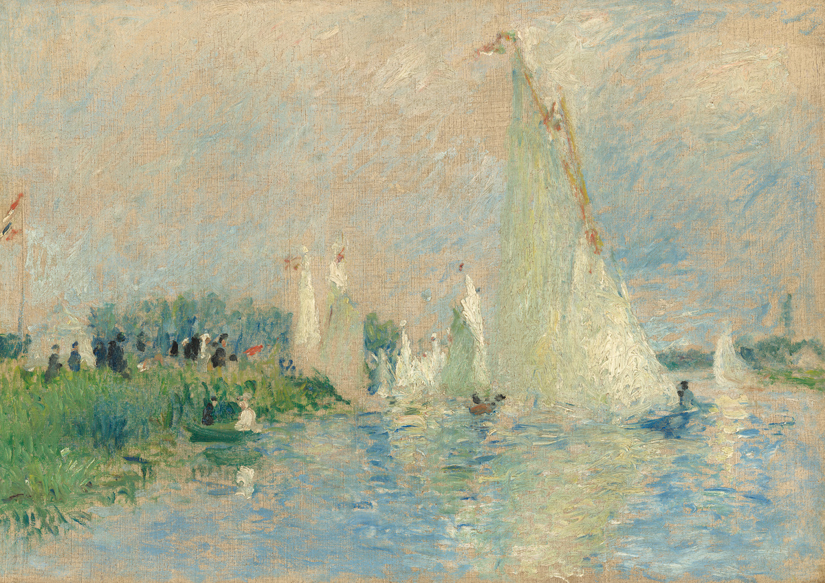 Regatta at Argenteuil by Auguste Renoir, 1874. Courtesy of National Gallery of Art, Washington.